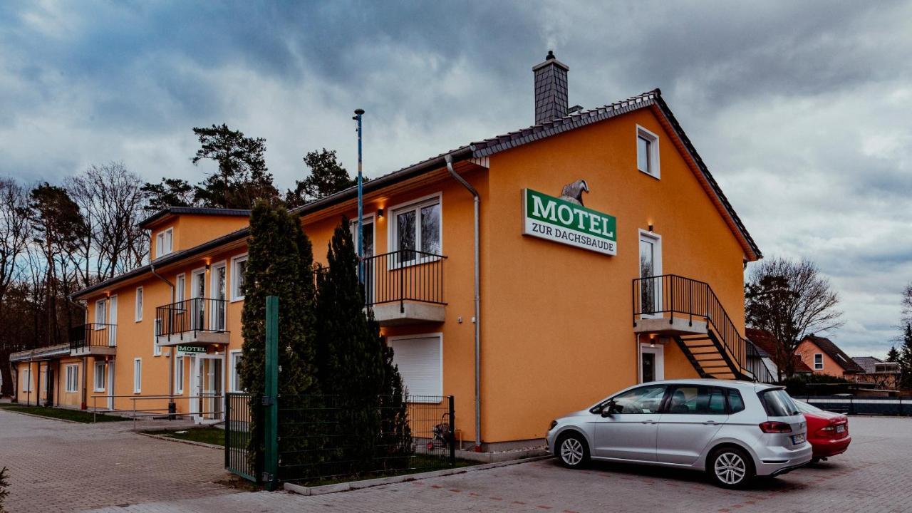 Motel Zur Dachsbaude Wandlitz Exterior foto