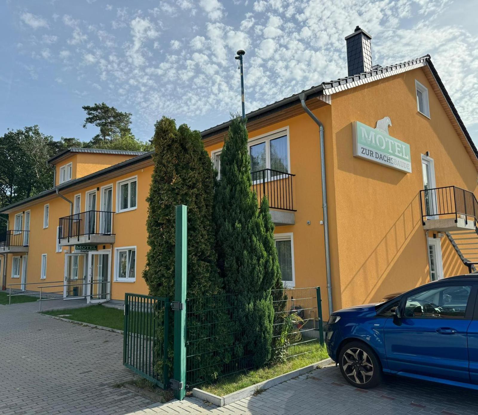 Motel Zur Dachsbaude Wandlitz Exterior foto